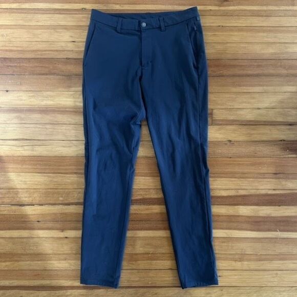 Lululemon Commission Pant Slim *Warpstreme 34" in Iron Blue Size 32 - Picture 2 of 8